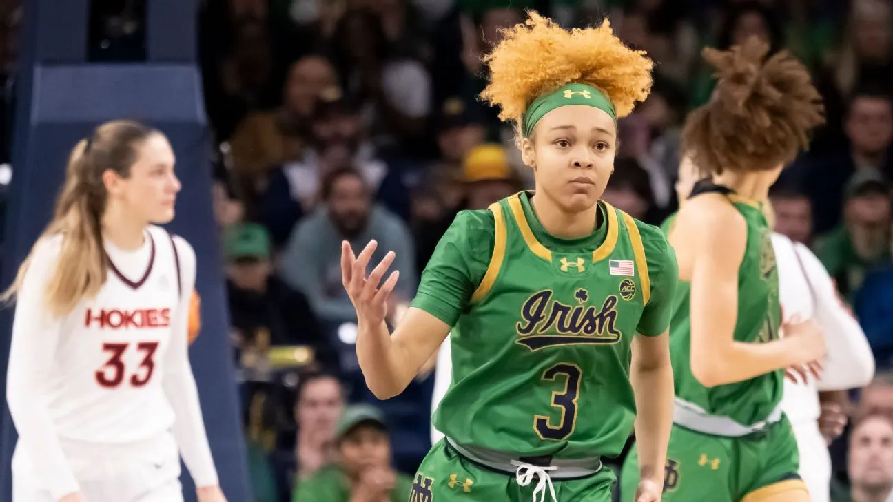 Rising Star Hannah Hidalgo Leads Notre Dame to Victory Over UConn, Outshining Paige Bueckers in Intense Matchup