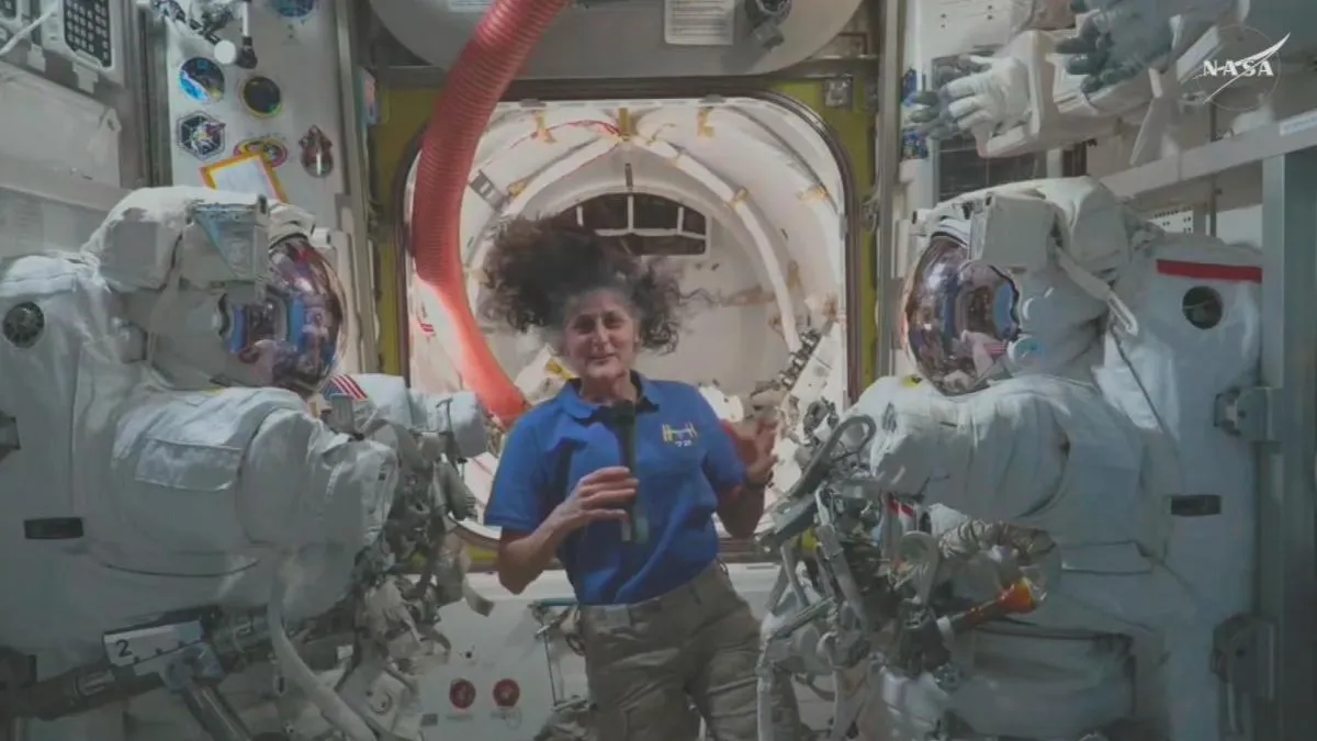 NASA Astronauts Suni Williams and Butch Wilmore Tackle Tough Spacewalk After Months Stranded on the ISS